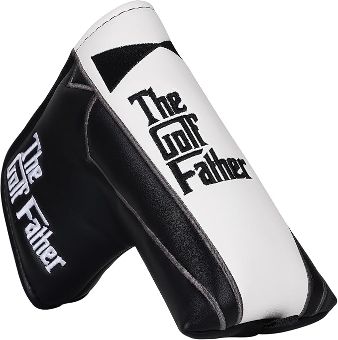 The Golf Father Golf Club Covers, Driver Fairway Hybrid Headcover, Funny Putter by BigTeeth