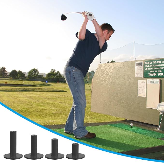 PATIKIL Rubber Golf Tees, Tall Practice Training Driving Range Tee Stable Ball - Image 4