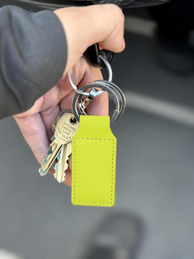 LaserGram Rectangle Keychain, Golfer Golfing, Personalized Engraving Included - Image 6