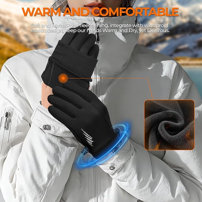 rivmount Winter Gloves Women Men - Image 3