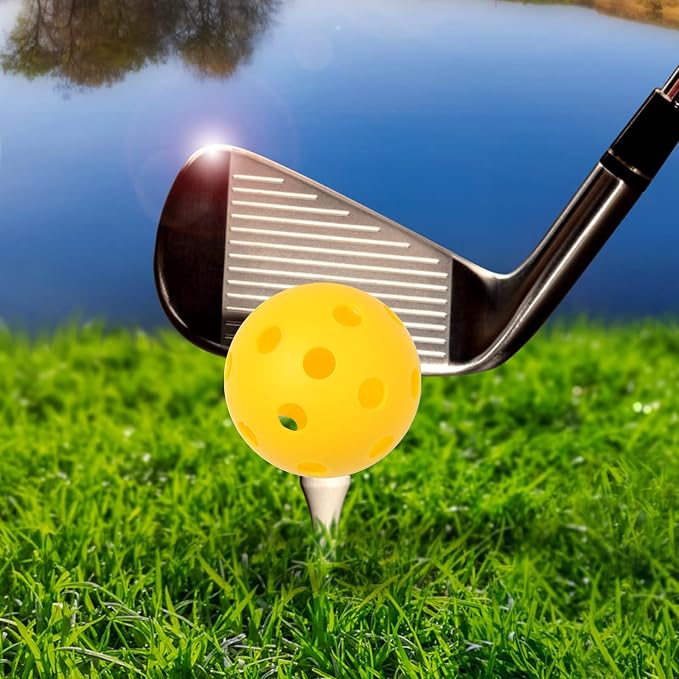 Avesfer 12/20/40 Pack Plastic Golf Balls Soft 42mm Training Golf Balls - Image 8