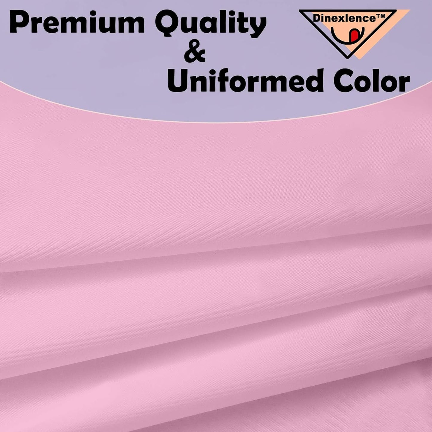 2 Pack Pink Premium Plastic Tablecloth Round 84 Inches Reusable Rose Pink Decorative Table Cover for Dining, Wedding, Party, Indoor and Outdoor use