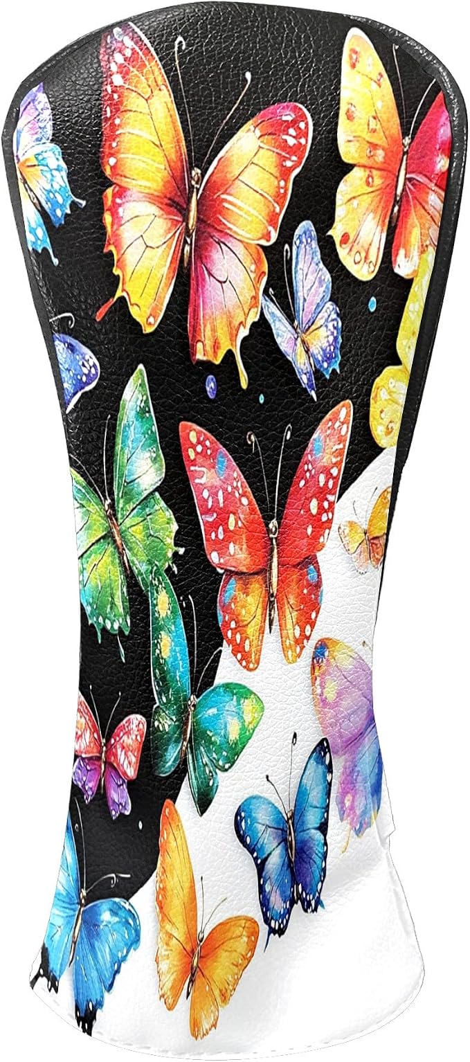 Golf Driver Head Covers Fairway Wood Headcovers, Premium Leather Golf Club by Genhuyiz