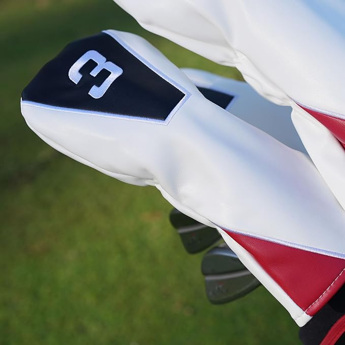 Single Headcover, Easy Slip-On Easy-Off Golf Club Headcover, Fleece Lined - Image 3