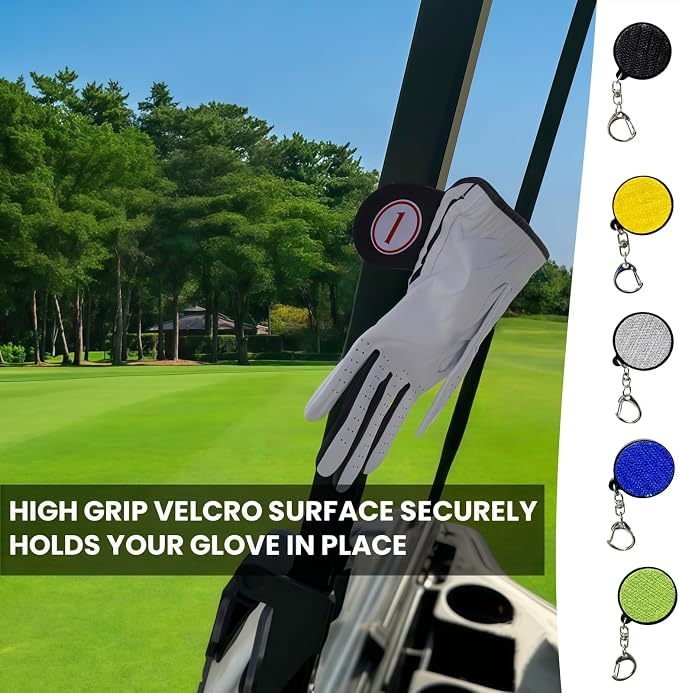 Magnetic Golf Glove Holder Clip – Strong Neodymium Magnet & Grip Pad – Attaches - Image 5
