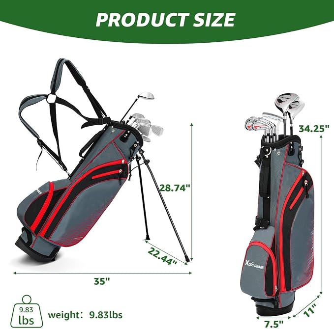 8 Pieces Complete Golf Club Set - Image 6