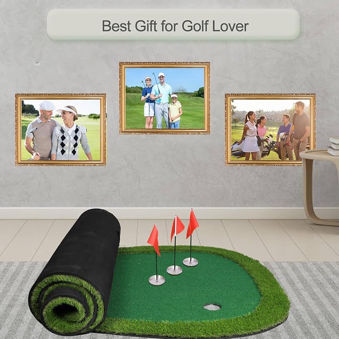 Golf Putting Green, Practice Putting Green Mat, Large Professional Golfing - Image 7