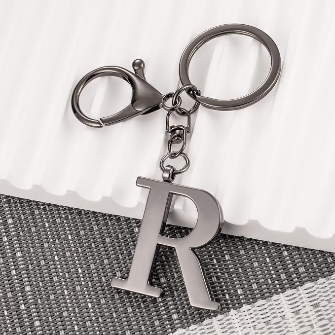 LAXPICOL Gold Letter A-Z Keychain - Image 2