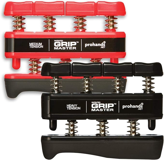 Prohands Gripmaster Hand Exerciser, Finger Exerciser, Spring-Loaded, by PROHANDS