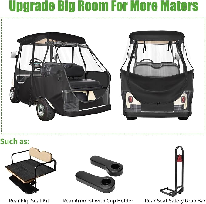 10L0L Golf Cart Driving Enclosure - Image 7