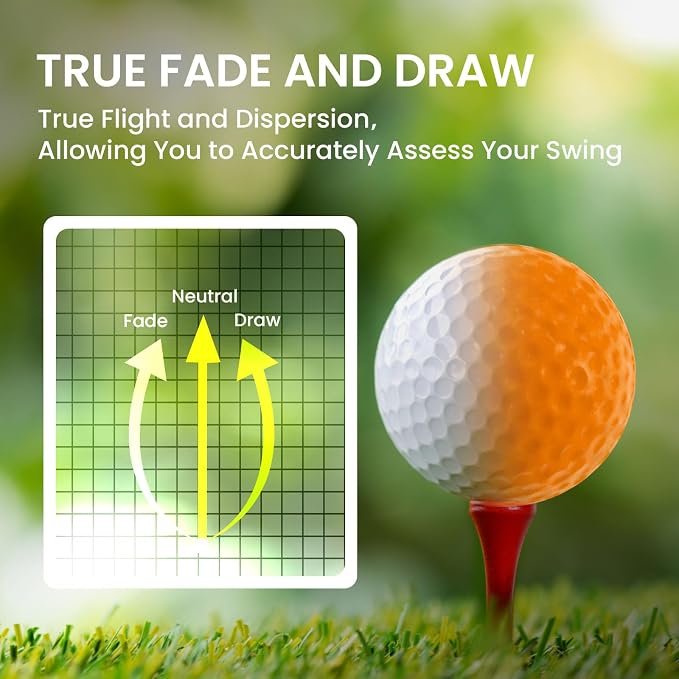 FINGER TEN Golf Practice Balls More Weight Real Ball Travel Value 12/24 Pack - Image 3