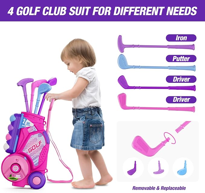 Toddler Golf Set 2-4 Years, Kids Golf Club - Image 4