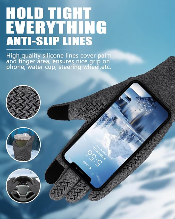 Aegend Lightweight Winter Gloves - Image 3