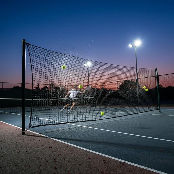 Black Polyester Golf Practice Fence Net, Heavy Duty Golf Ball Barrier Net - Image 6