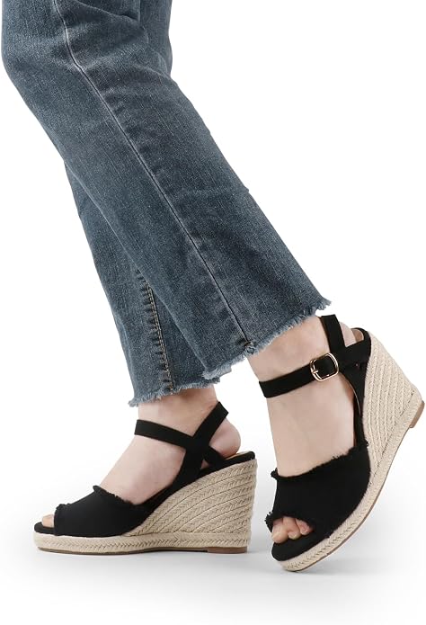 JOY IN LOVE Platform Wedge Sandals - Image 4