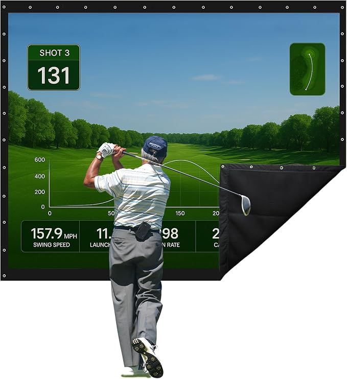 Golf Impact Screen Double Layer – Low Noise on Impact, Durable Grommets by IMPACTSPORTS