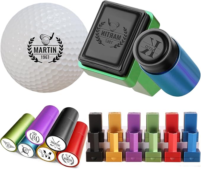 Personalized Golf Ball Stamp Golf Marker Custom Name Golf Ball Stamper by Unknown