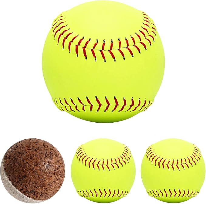 4Pack Softball 12 Inch Slow Pitch Official Size and Weight Autograph Softball - Image 5