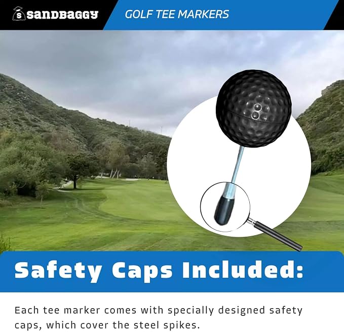 Sandbaggy Plastic Tee Markers for Golf Course - Image 7