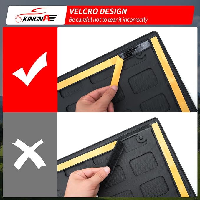 Floor Mats Compatible with GTW Mach1 Golf Cart TPE All Weather Rear Foot - Image 6