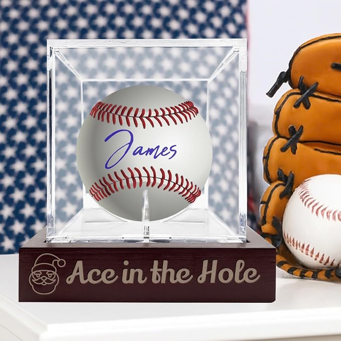 Personalized Engraved Baseball Display Case - Image 9