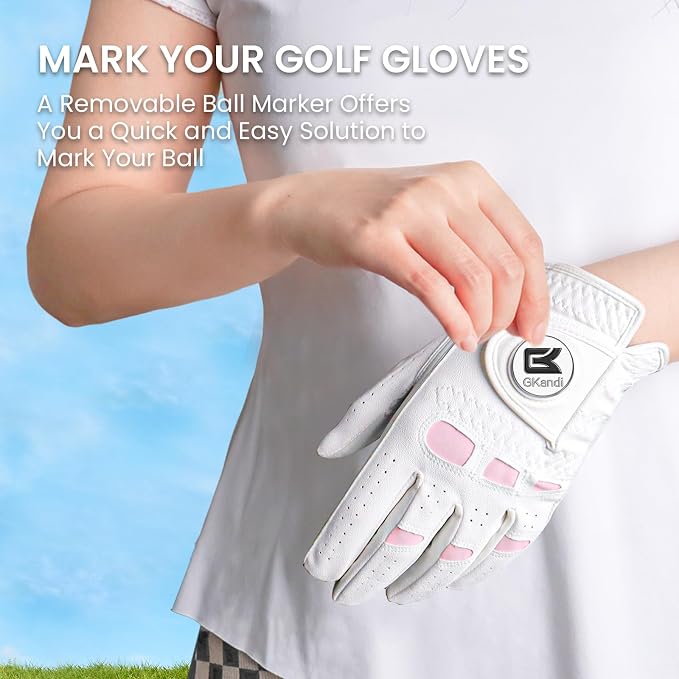 Women Golf Gloves Premium Leather - Image 4