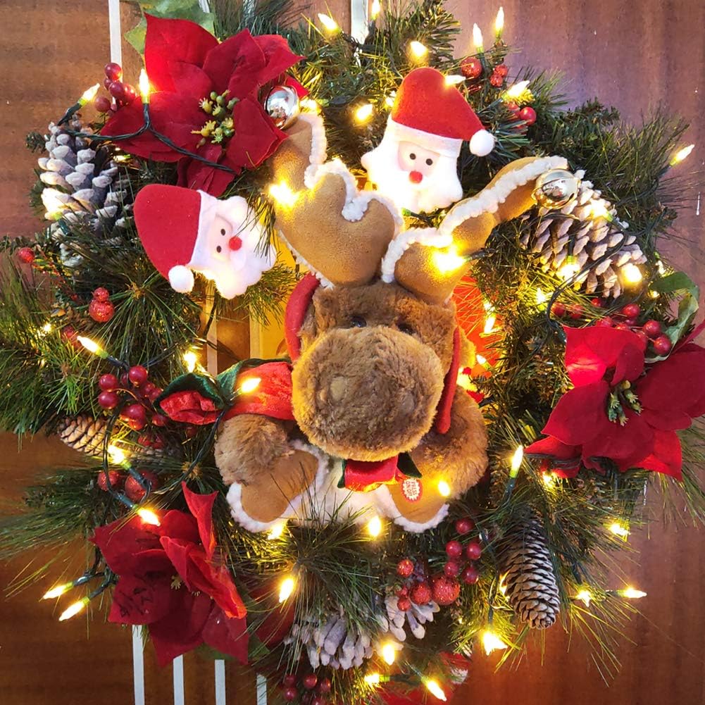 18ft 50 LED Battery Operated Christmas Lights, 8 Modes with Timer - Waterproof for Indoor & Outdoor Decor