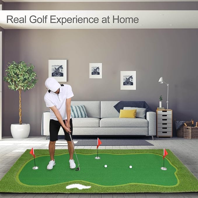 Golf Putting Green, Practice Putting Green Mat, Large Professional Golfing - Image 2