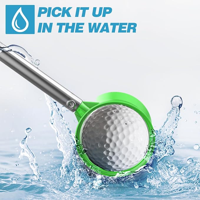 9Ft/12Ft Telescopic Stainless Steel Golf Ball Retriever - Image 6