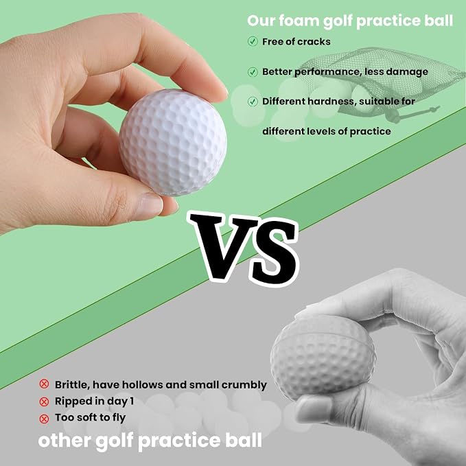 40 Pack Foam Golf Practice Balls - Image 5
