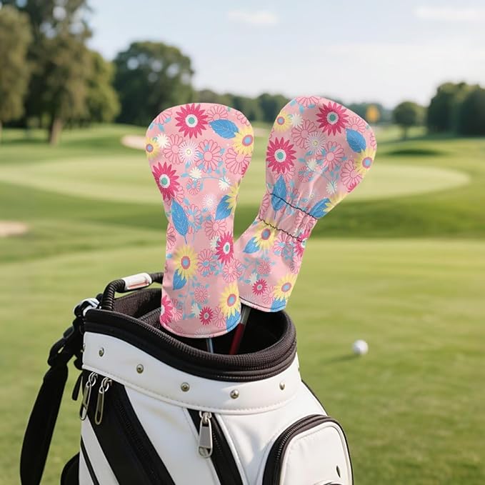 Golf Club Head Covers for Club Protective, Waterproof PU Leather Driver Fairway - Image 4