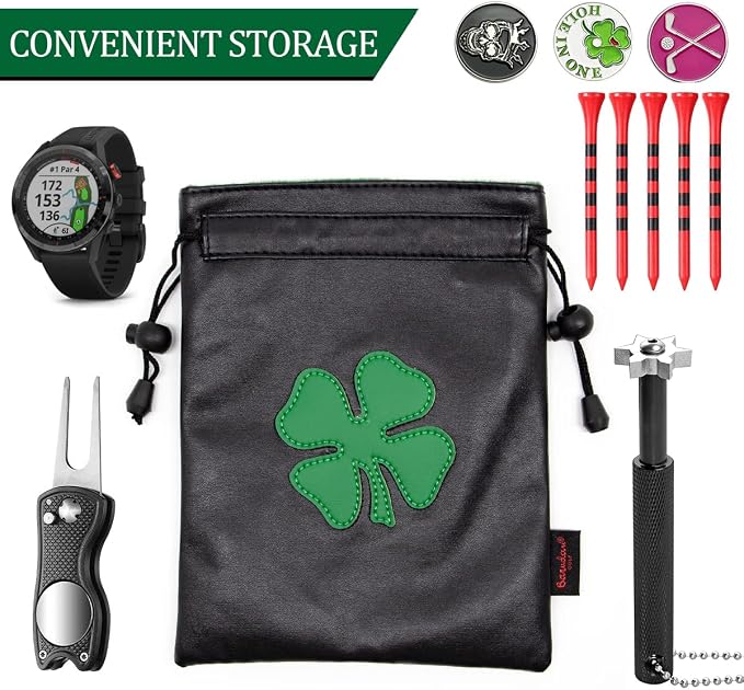 Golf Valuables Pouch, Golf Bag Pouch - Image 4