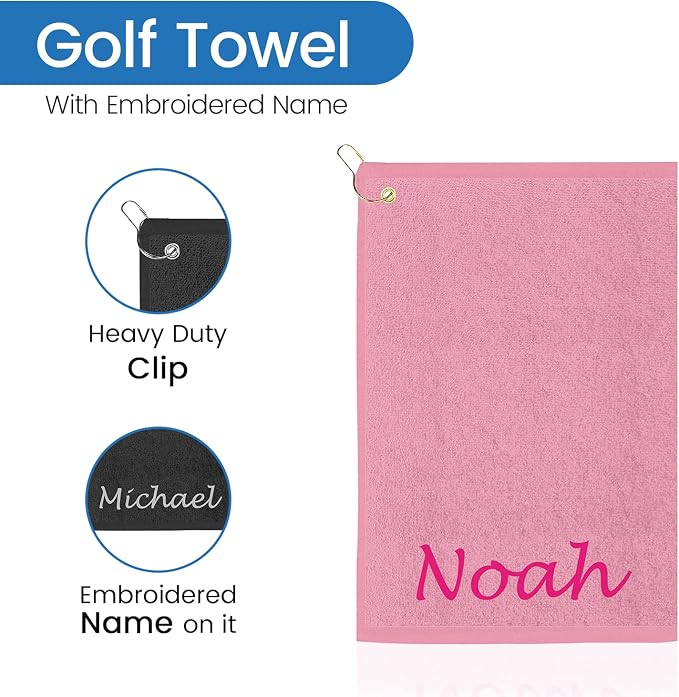 Personalized Passion Golf Towel - Image 2
