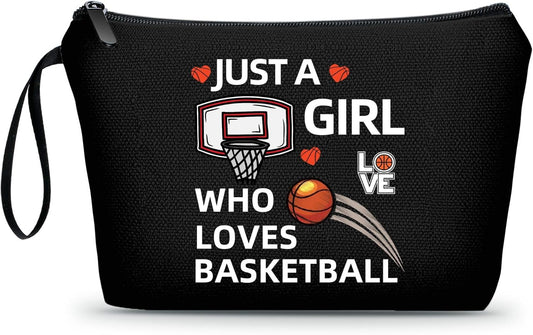 Basketball Accessories,Basketball Purse for Girls,Basketball Coach Gifts,Teenage Girl Stuff,Makeup Bags for Women,Woman Gifts for Birthday,Gifts for Teen Girls,Basketball Gifts