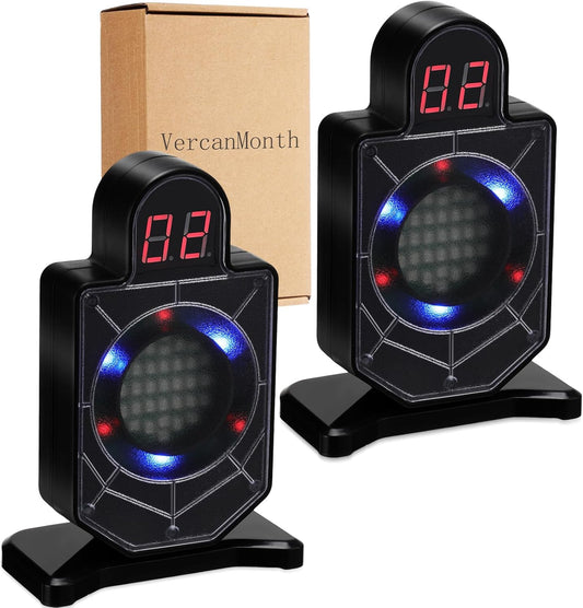 2 Pcs Dry Fire Laser Training System Portable Trainer and Counting Laser Targets for Dry Fire Shooting Practice
