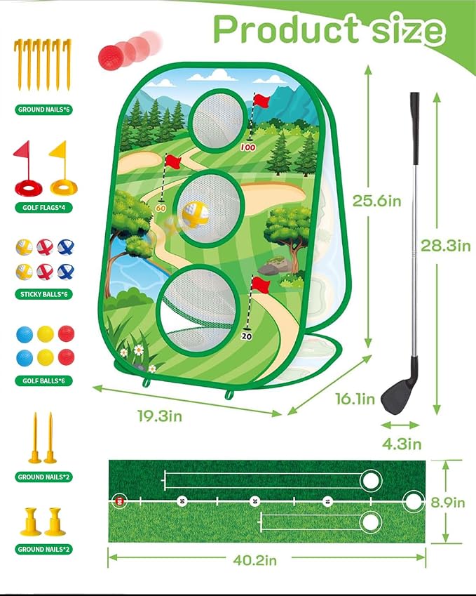 4-In-1 Kids Sticky Golf Games Set - Image 4