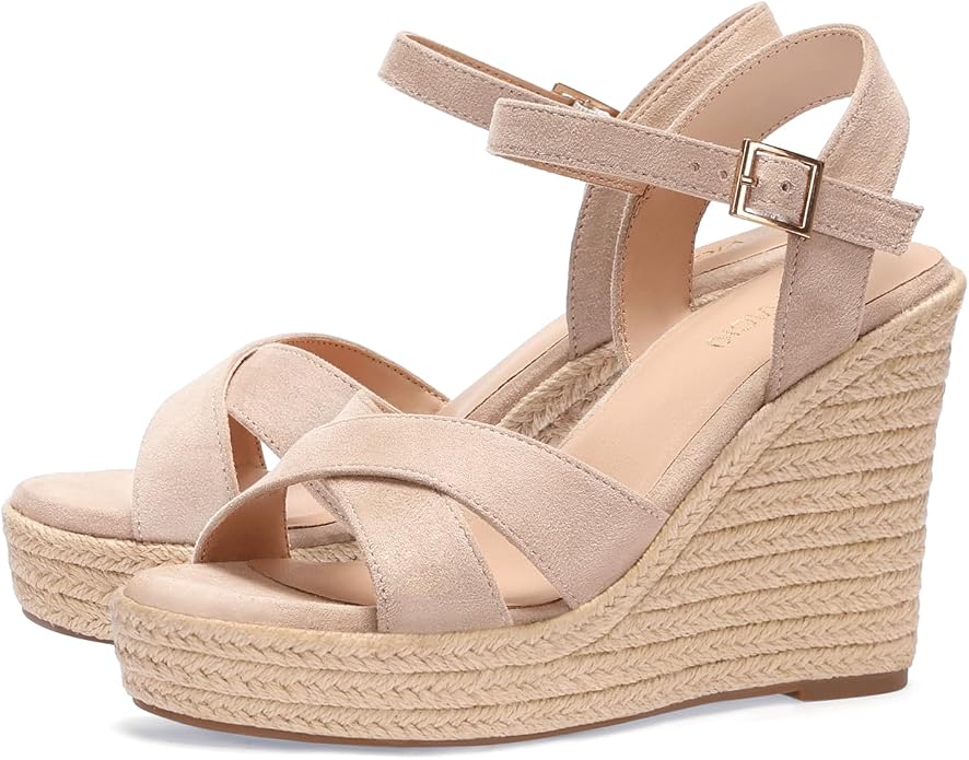 VICKI·VICKI Wedges for Women Platform Sandals Wedge Heels for Sandals by VICKI%C2%B7VICKI