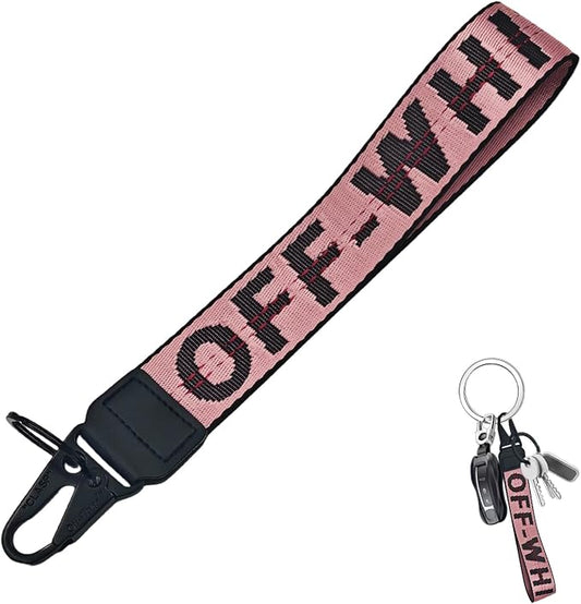 Fashionable Car keychain, Fabric Wrist Strap by Unknown