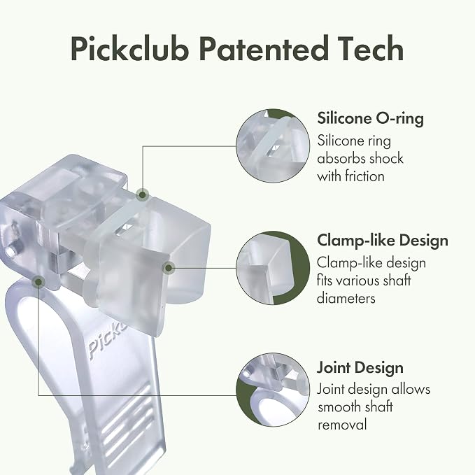 Golf Club Holder Club Organizer Durable Polycarbonate Clips - Image 4