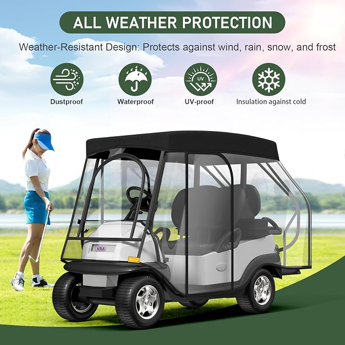 Rosefray Golf Cart Enclosure - Image 6