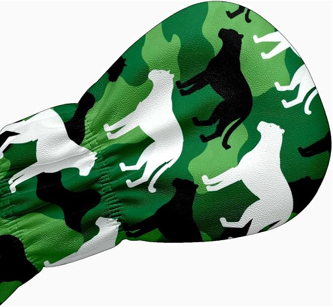 3 Pack PU Leather Golf Club Head Covers - Image 4