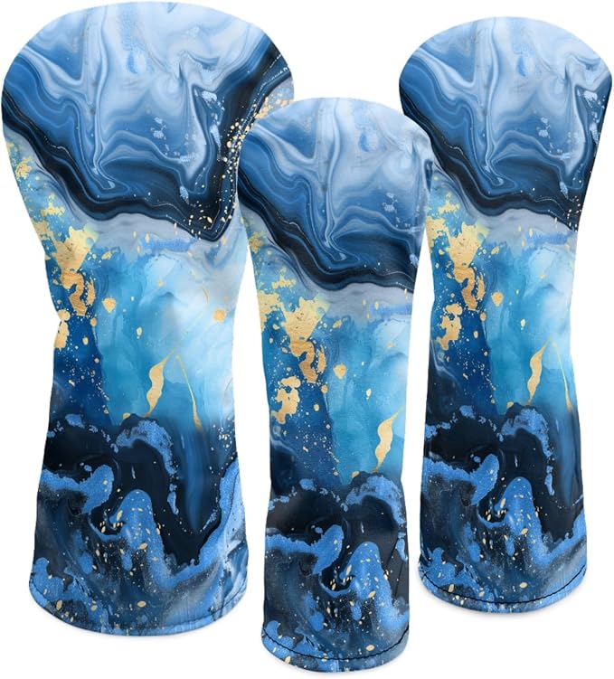 Golf Club Head Covers for Club Protective, Waterproof PU Leather Driver Fairway - Image 8