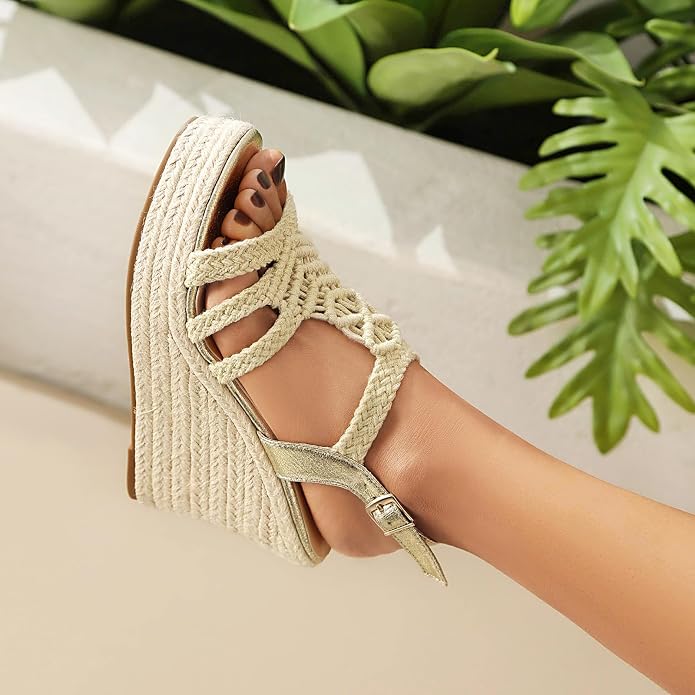 Espadrille Wedge Sandals for Women Platforms & Wedges - Image 6