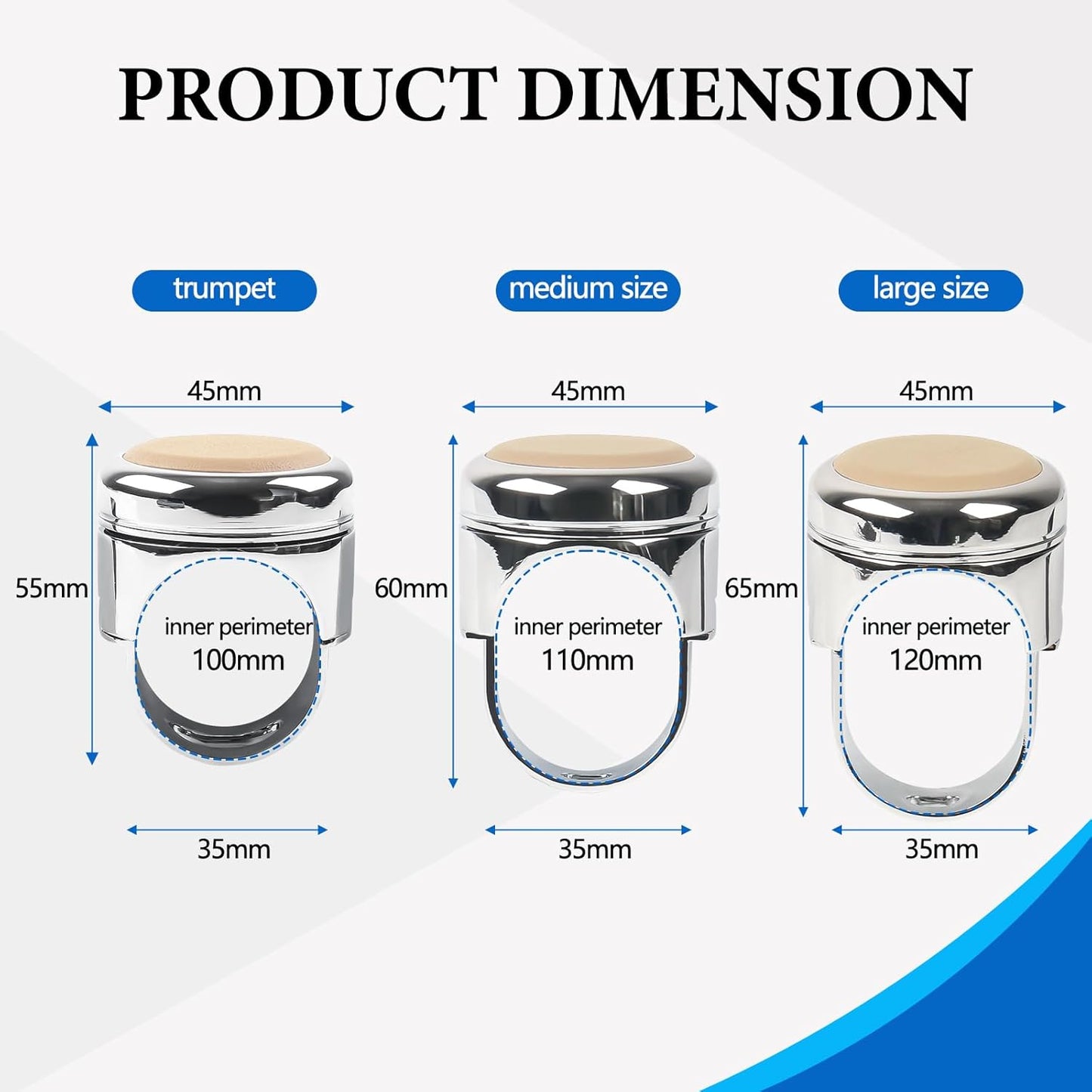 Hoffen Steering Wheel Spinner Sport Maneuvering Knob Cow Leather Cover Swivel Suicide Knob Universal Fit for Cars, Trucks, Boats (Beige)