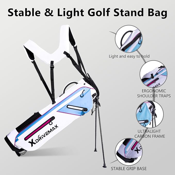 Golf Stand Bag, Lightweight Golf Bag - Image 5