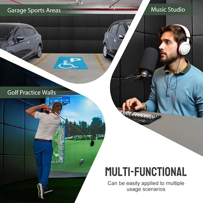 12 Pack Golf Wall Padding Panels Golf Enclosure Padding, Kids Playrooms & - Image 7