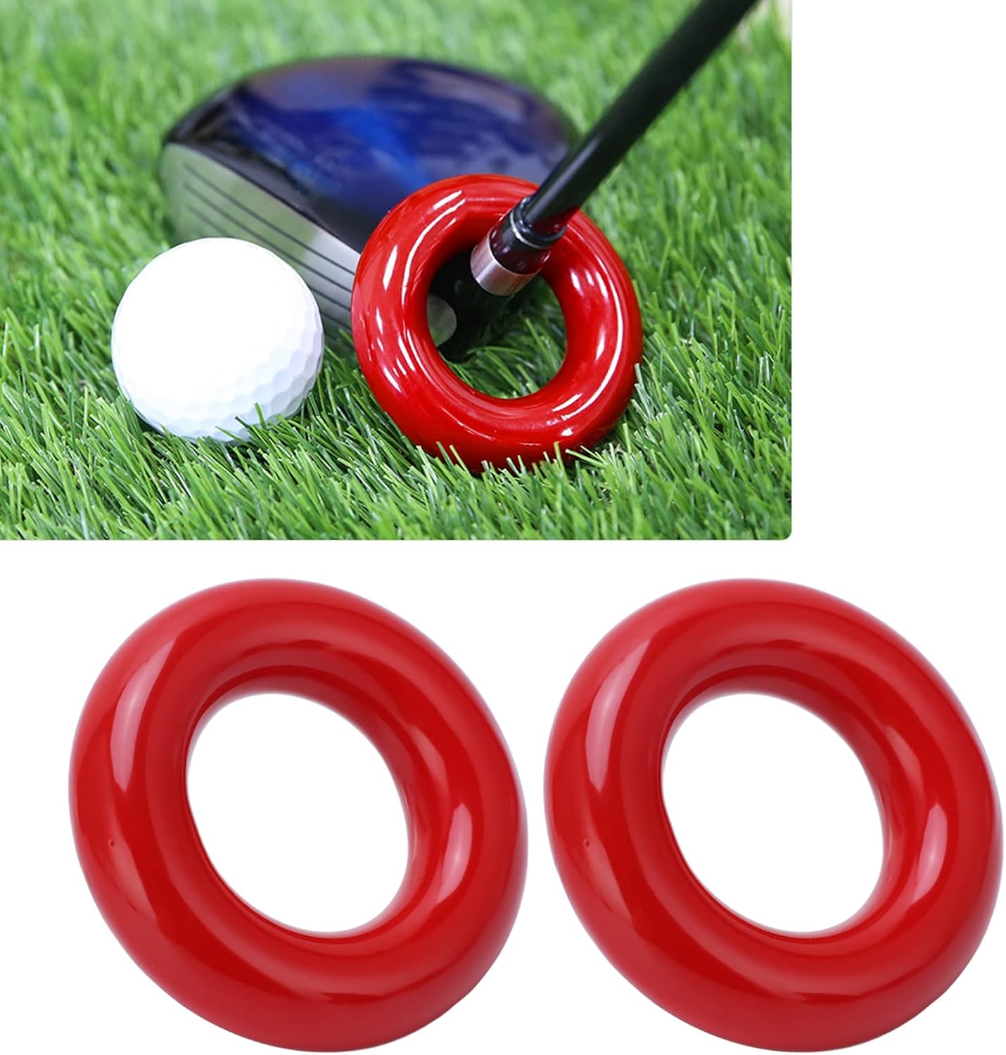RBRSLALA Golf Swing Trainers Golf Weighted Swing Rings Golf Club Warm-up Weight Rings Practice Weight Rings Golf Swing Instructor Golf Club Weights