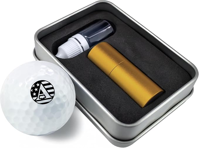 Personalized Golf Ball Marker Stamp by Maxmark