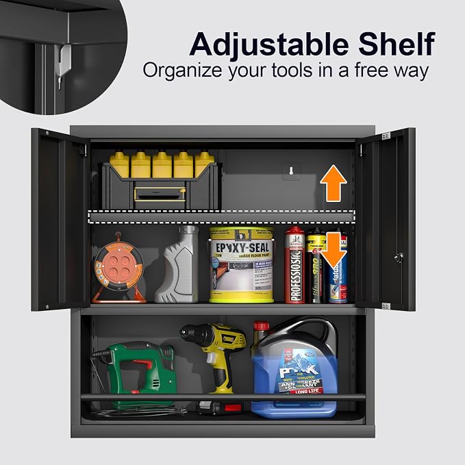 GREATMEET 31" H Metal Garage Storage Cabinets - Image 6