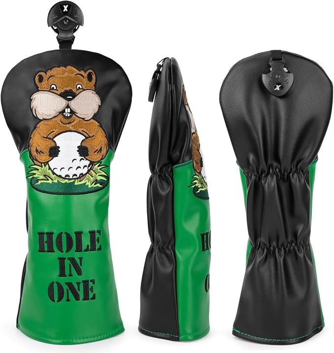 Golf Club Head Covers, Gopher Style Embroidery Golf Club Covers - Image 8